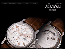 Tablet Screenshot of g-gautier-geneve.com